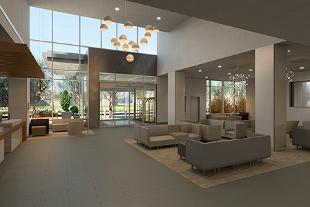 Halle in der Cleveland Clinic